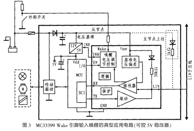 应用于汽车车身控制系统的MC33399的工作原理、主要特点与结构分析,第5张