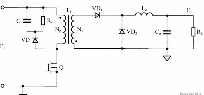 单端正反激DC／DC变换器电路图,第3张
