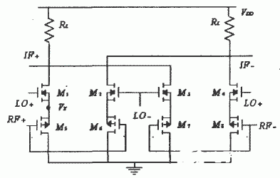 基于电源电压提供合适的静态偏置实现低压低功耗混频器电路的设计,第4张