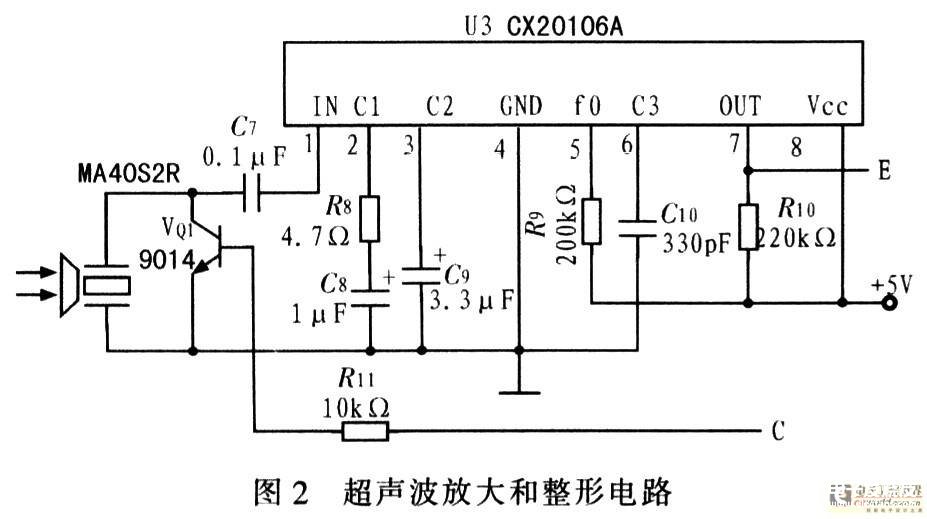 数字式超声波测距仪的工作原理和电路设计,第3张