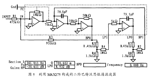 通用型有源滤波器MAX275的结构原理和应用实例分析,第5张