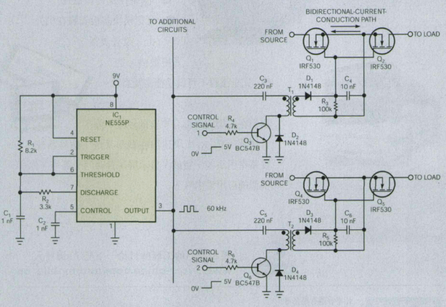 采用两只MOSFET进行串联替代普通继电器实现应用,采用两只MOSFET进行串联替代普通继电器实现应用,第2张