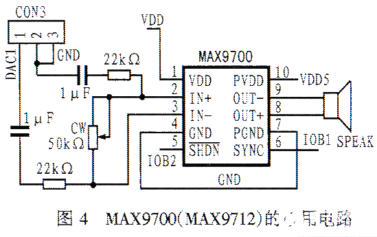 单声道D类音频功率放大器MAX970012的原理、功能和应用分析,第6张