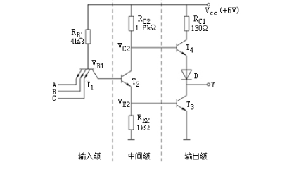 TTL与非门的基本结构、工作原理和特性,TTL与非门的基本结构、工作原理和特性,第2张