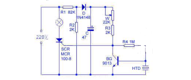 可控硅控制电路图解,12v单向可控硅触发电路图（可控硅控制电路的制作13例）,第8张