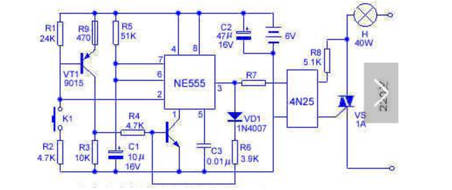 可控硅控制电路图解,12v单向可控硅触发电路图（可控硅控制电路的制作13例）,第15张