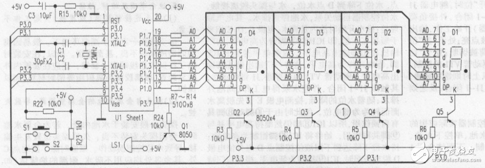 如何设计一个基于89C2051单片机的电子钟？,如何设计一个基于89C2051单片机的电子钟？,第2张