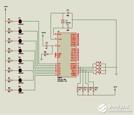 以51单片机为核心的LED彩灯控制器设计,以51单片机为核心的LED彩灯控制器设计,第5张