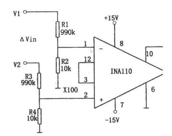 共模输入电压可达±1000V的差动放大电路分享,　　共模输入电压可达±1000V的差动放大电路分享,第2张