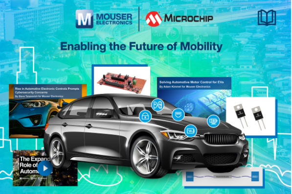 Microchip与贸泽合作推出新电子书探索未来的汽车设计与制造,第2张