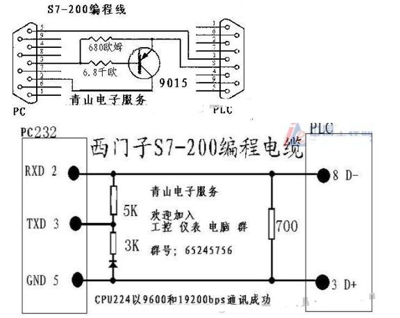 最全的PLC通讯电缆编程电缆自制详解(图),poYBAGC91XCAR1ybAAHZE7YrVek488.png,第9张