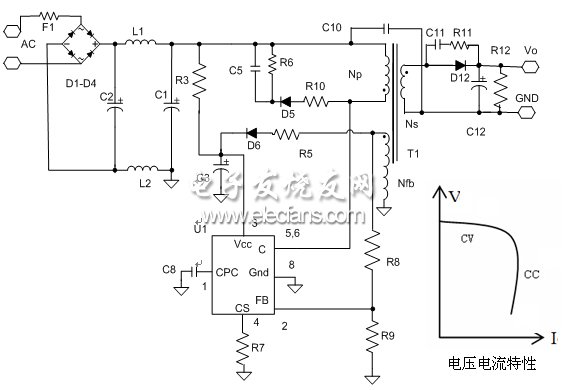 BCD新一代2合1电源管理芯片AP39686970及其应用电路,AP3968/69/70的典型单输出应用及电压电流特性,第4张