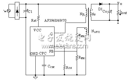 BCD新一代2合1电源管理芯片AP39686970及其应用电路,AP3968/69/70的应用简图,第3张