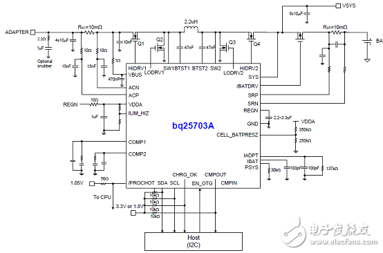 TI bq25703A I2C多种化学电池升压－降压充电控制器解决方案,[原创] TI bq25703A I2C多种化学电池升压－降压充电控制方案,第3张