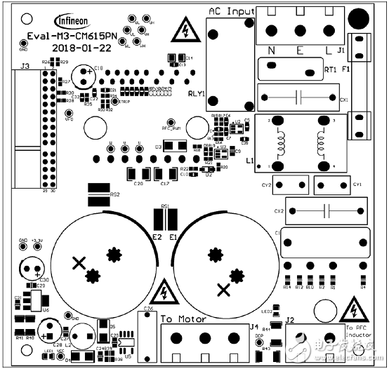 IFCM15P60GDCIPOS模块三相马达控制方案,[原创] Infineon IFCM15P60GDCIPOS模块三相马达控制方案,第13张