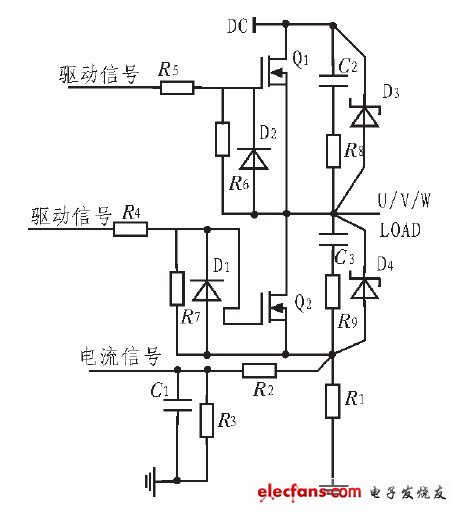 典型功率MOSFET驱动保护电路设计方案,图1 功率管的保护电路,第2张