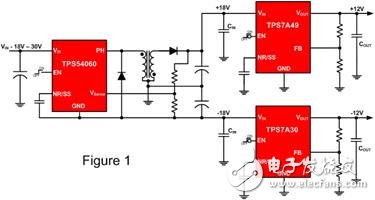 基于低噪声稳定正负电压轨的正负电压电源设计,图 1 参考示意图,第2张