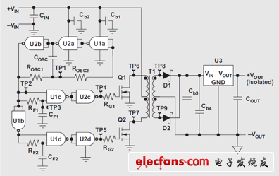 设计新知：低成本隔离式3.3V到5V DCDC转换器的分立设计,隔离式3.3V到5V推拉式转换器,第2张