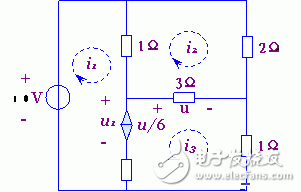 含受控源电路例题网孔分析详解（方程和矩阵）,含受控源电路例题网孔分析详解,第4张