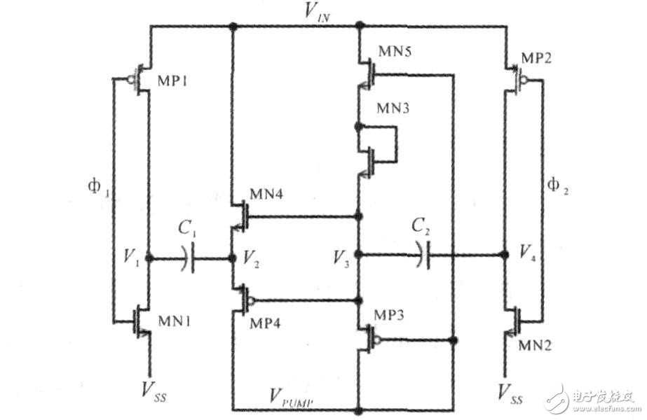 自举电荷泵式USB电源开关设计,图3 改进后的电荷泵,第4张