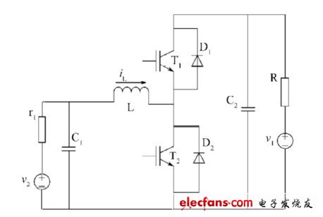 一种直流DVR装置研发方案,图3 双向DC-DC 变换器主电路,第5张