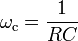 RC 电路实现的一个低通电子滤波器设计及实例分析,omega_mathrm{c} = frac{1}{RC},第6张