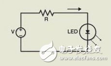 LED应用的供电电源要求详解,图1 电阻受限LED的简易电源解决方案,第2张