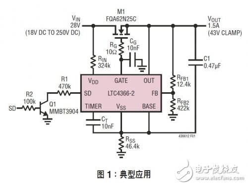 来自凌力尔特的LTC4366高压浪涌抑制器应用深入讲解,应用1,第2张