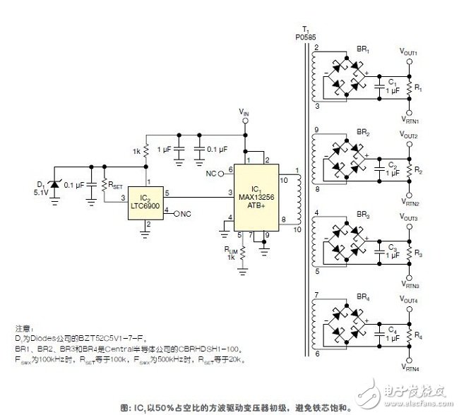 简化多输出隔离DC-DC转换器设计的栅极驱动变压器,化多输出隔离DC-DC转换器设计的栅极驱动变压器,第2张