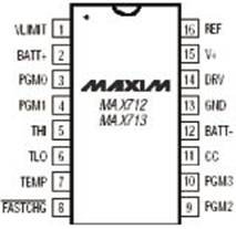 基于MAX713的大功率多功能充电器的设计,MAX713封装图,第2张