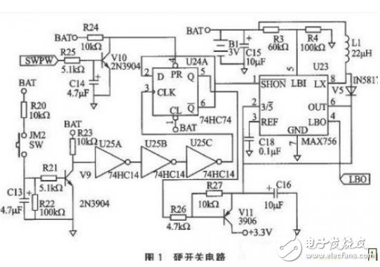 两种典型的电池供电电路的设计方案,硬开关电路,第2张