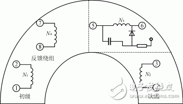 一款小型化高压小功率电源的设计,高压变压器绕制示意图,第5张