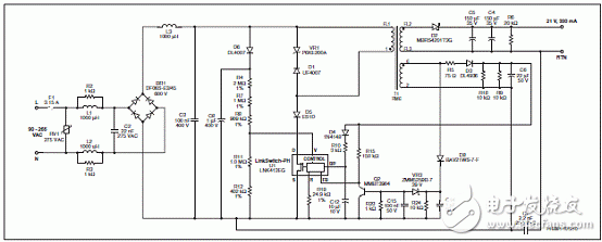 Powerint LNK406EG 13.5W PAR30 LED驱动器参考设计,20120207120055824.gif,第3张