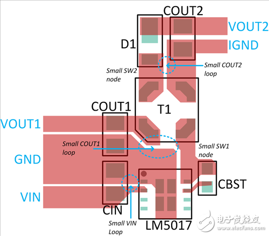 关于 Fly-Buck 转换器 PCB 布局方法,Fly-Buck 转换器 PCB 布局技巧,第4张