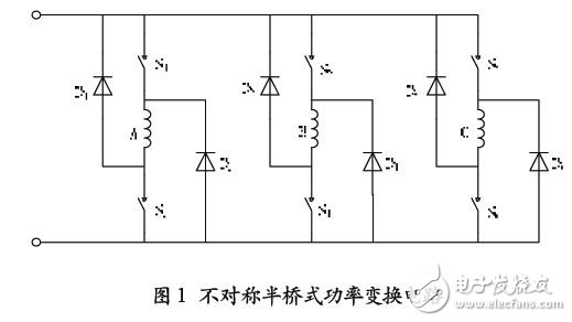 基于开关磁阻电机系统的功率变换器设计,不对称半桥式功率变换电路,第2张