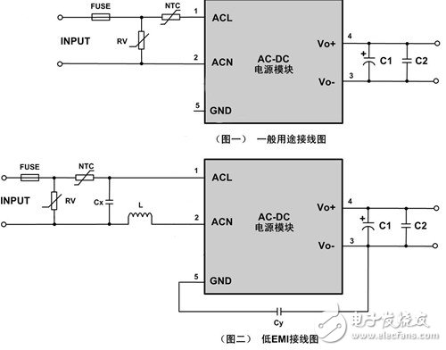 微功率AC-DC为智能家居提供电源动力,低EMI接线图,第2张