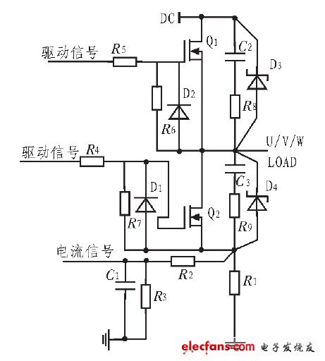 MOSFET的驱动保护电路的设计与应用,图1 功率管的保护电路,第2张