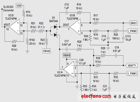 微处理器控制、宽输入电压、SMBus智能电池充电器的实施,正确对电池充电的恒流/电压-反馈电路,第4张