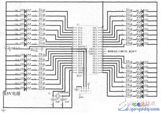 C程序语言在电路板上编写一组流水灯,C程序语言在电路板上编写一组流水灯,第2张