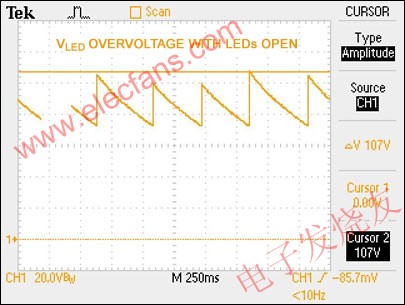 112W长串LED boost驱动器的全陶瓷电容方案,LED串开路OVP www.elecfans.com,第14张