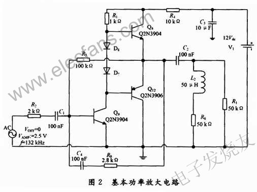 功率放大器在电力载波通信中的设计应用,　基本功率放大电路 www.elecfans.com,第3张