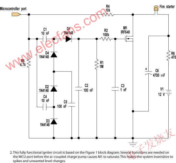 点火器电路设计原理,工作电路原理图 www.elecfans.com,第3张