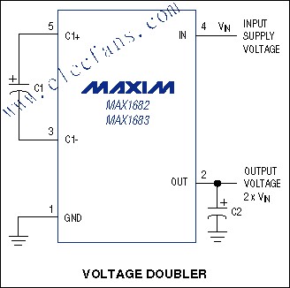 MAX1682, MAX1683 单片电压倍增器,MAX1682, MAX1683 单片电压倍增器 www.elecfans.com,第2张