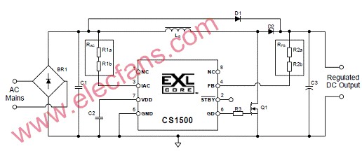 基于CS1500设计的90W高效PFC电源技术,第3张