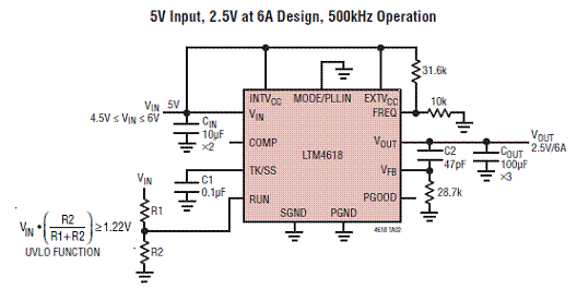 基于LTM4618设计的带跟踪的6A DC电源稳压技术,第7张