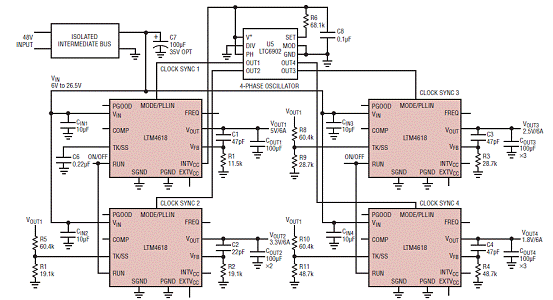 基于LTM4618设计的带跟踪的6A DC电源稳压技术,第6张