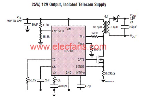 基于LT3748设计的绝缘反激拓扑开关电源控制技术,第3张