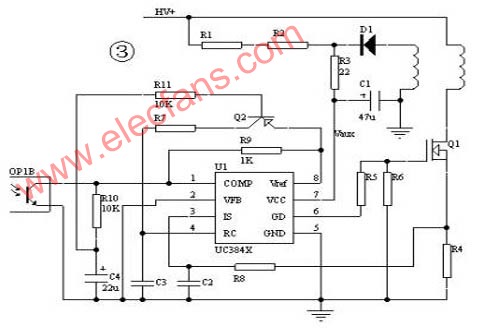 UC3842开关电源电路的保护障碍分析,第4张