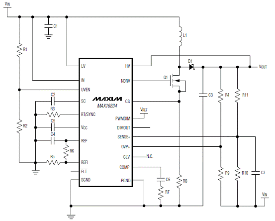 基于MAX16834设计的112W升压LED驱动器技术,第8张