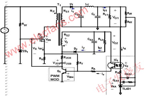RCC变压器设计及与反激电路的区别,第2张